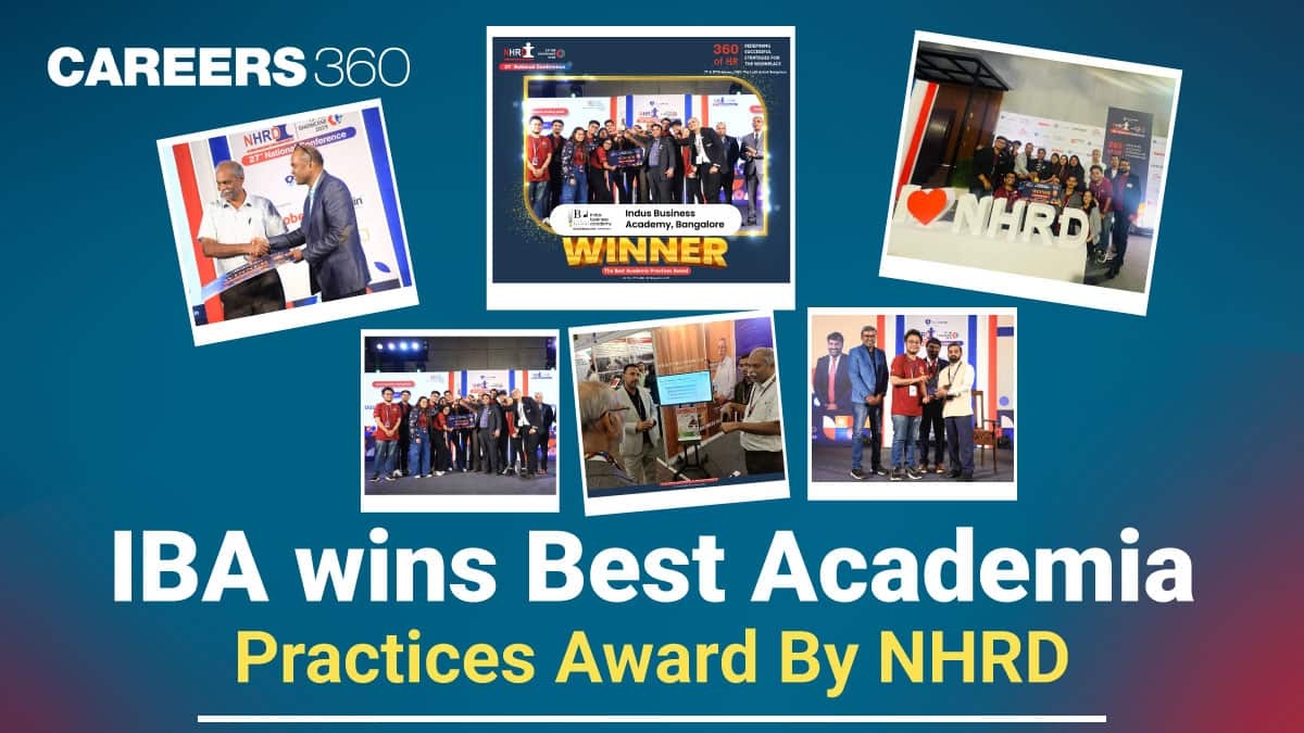 IBA Wins Best Academia Practices Award By NHRD