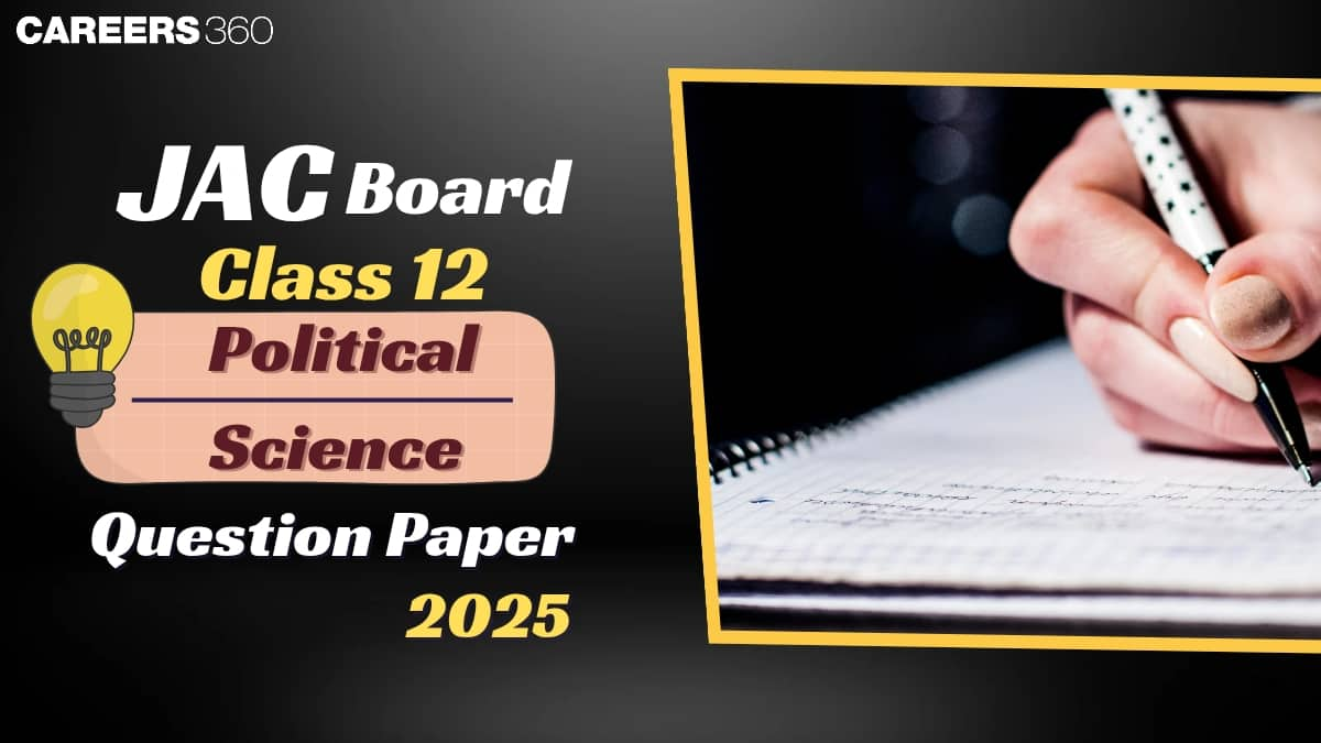 JAC Board Class 12 Political Science Question Paper 2025 – Download PDF