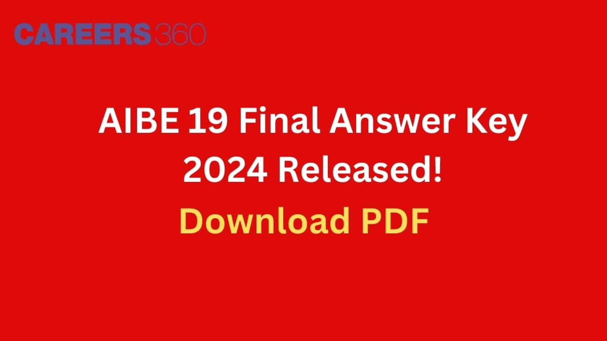 AIBE 19 Final Answer Key 2024 released at allindiabarexamination.com: download pdf here