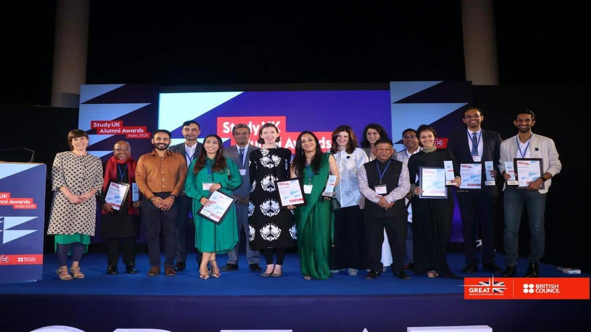 The British Council presented the awards to the alumni of UK universities in four categories. (Image source: Official)