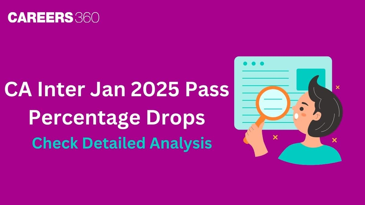 CA Inter Jan 2025 Pass Percentage Drops: Group 1 at 14.17%, Group 2 Sees Improvement