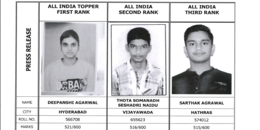 CA Intermediate AIR 1 January 2025 (Deepanshi Agarwal): Check Complete Toppers List