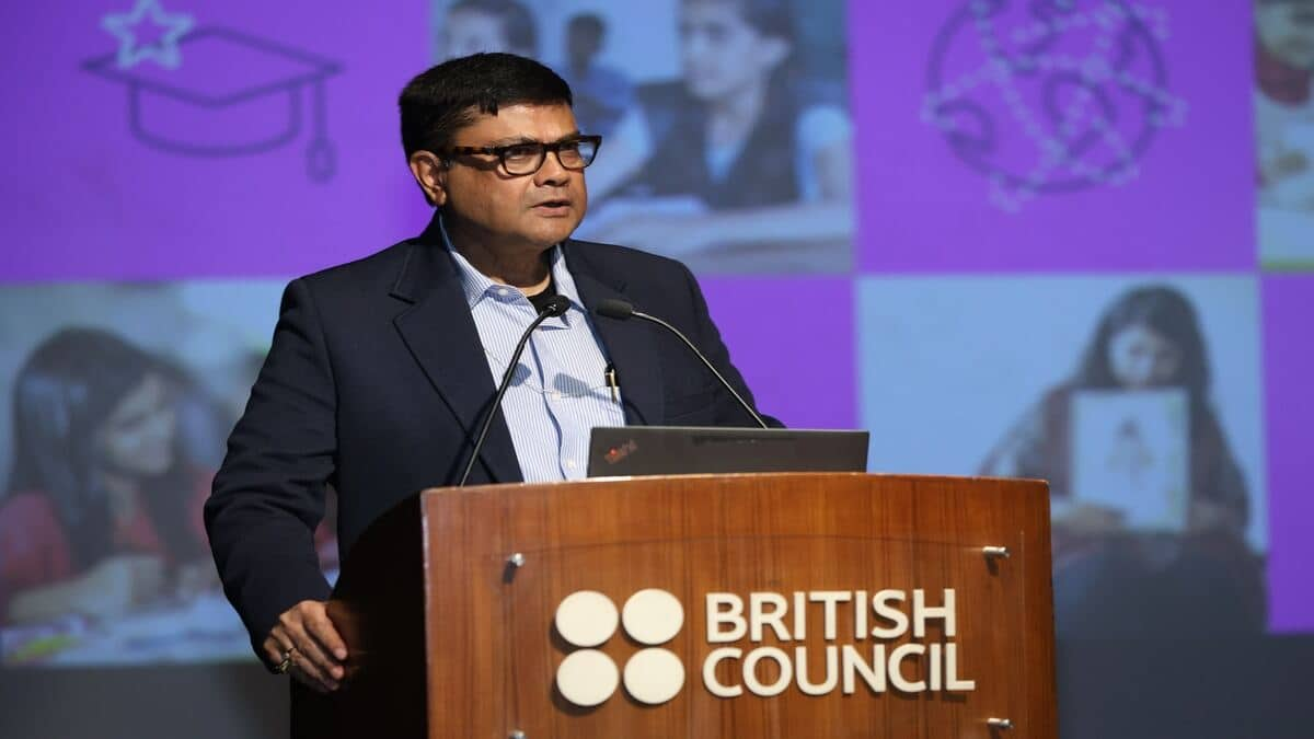 Sanjay Kumar IAS, Secretary, Department of School Education and Literacy. (Image: British Council)