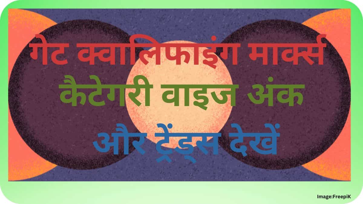 गेट क्वालिफाइंग मार्क्स 2025 - कैटेगरी वाइज अंक और ट्रेंड्स देखें