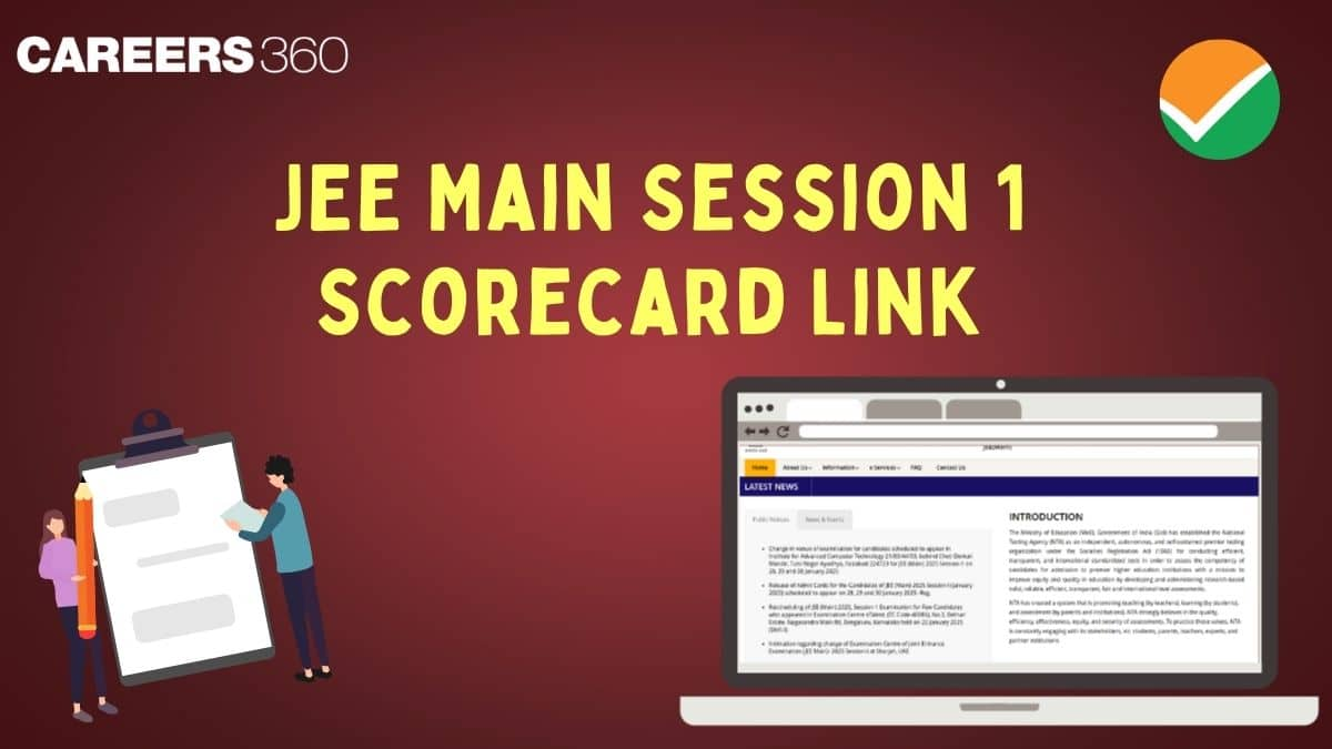 JEE Mains 2025 Scorecard Link for Session 1  at jeemain.nta.nic.in