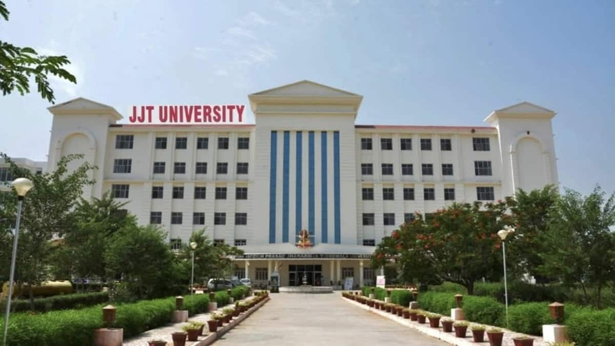 UGC bans JJTU from offering PhD programmes. (Image: JJTU/official Facebook account)