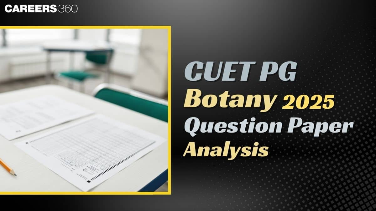 CUET PG Botany Question Paper Analysis 2025: Section-wise Difficulty Level