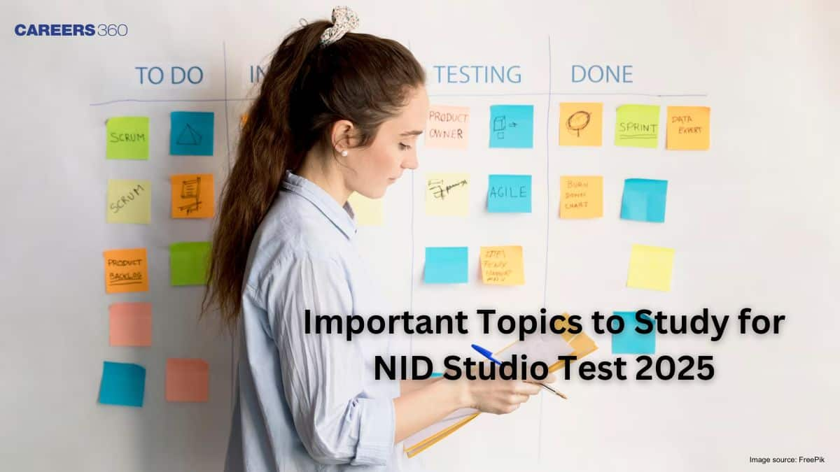 Important Topics to Study for NID Studio Test 2025