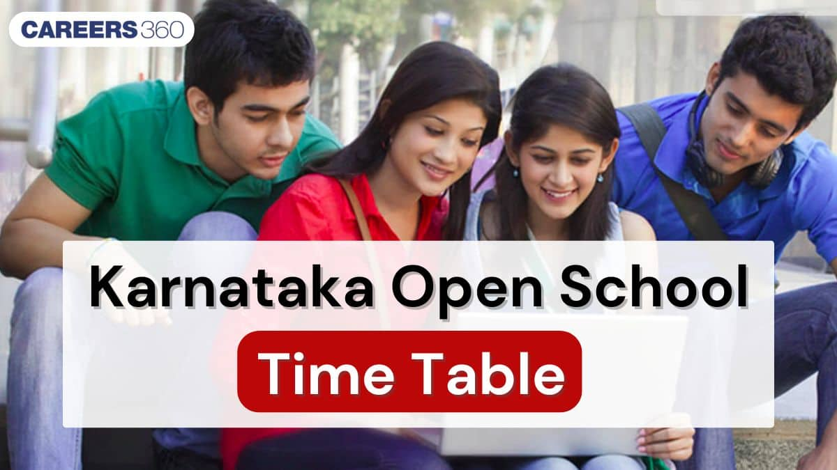 Karnataka Open School Time Table 2025 Out, Download KOS Exam Schedule