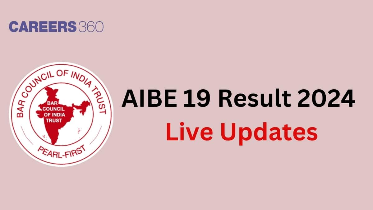 AIBE 19 Result 2024 Date Live Updates: Check expected result date, passing marks, COP here