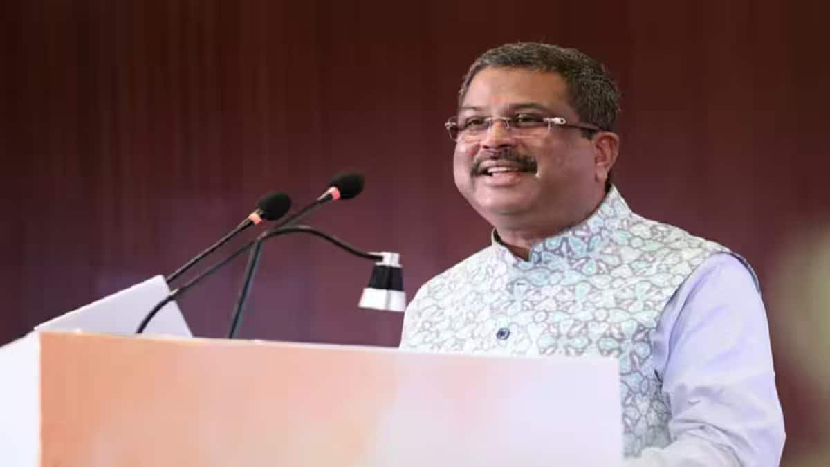 Dharmendra Pradhan said the central government has decided to set up 50,000 Atal tinkering labs in the next five years. (Image: X/@dpradhanbjp)