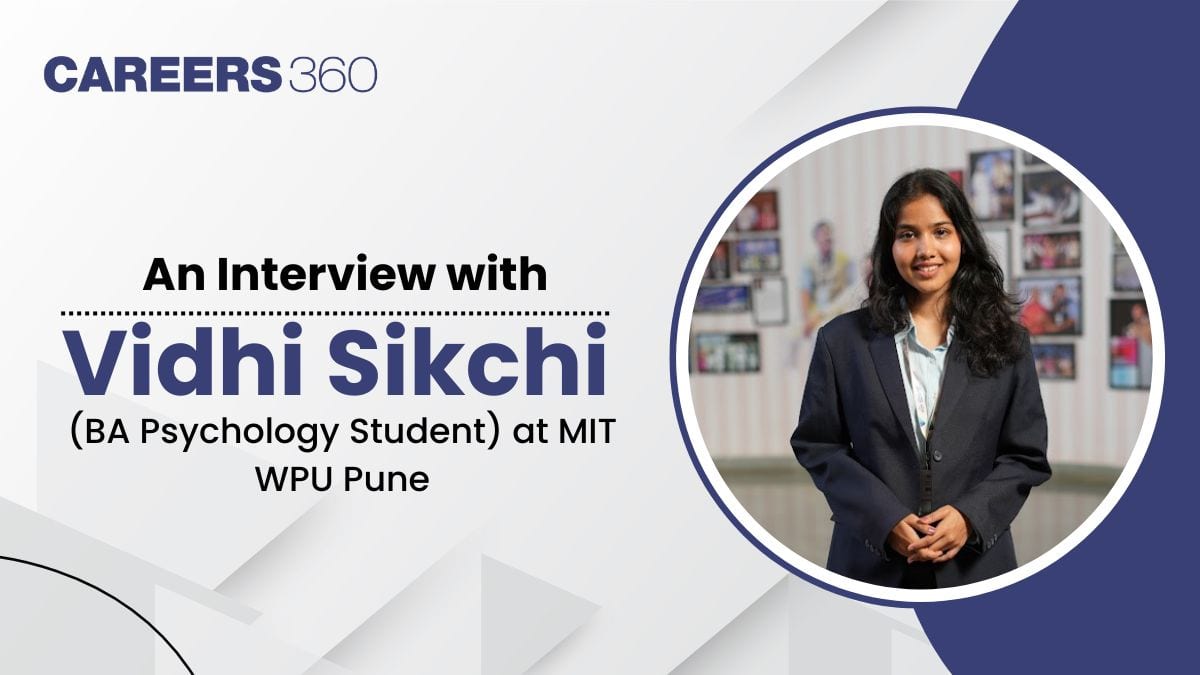 An Interview with Vidhi Sikchi (BA Psychology Student) at MIT WPU Pune