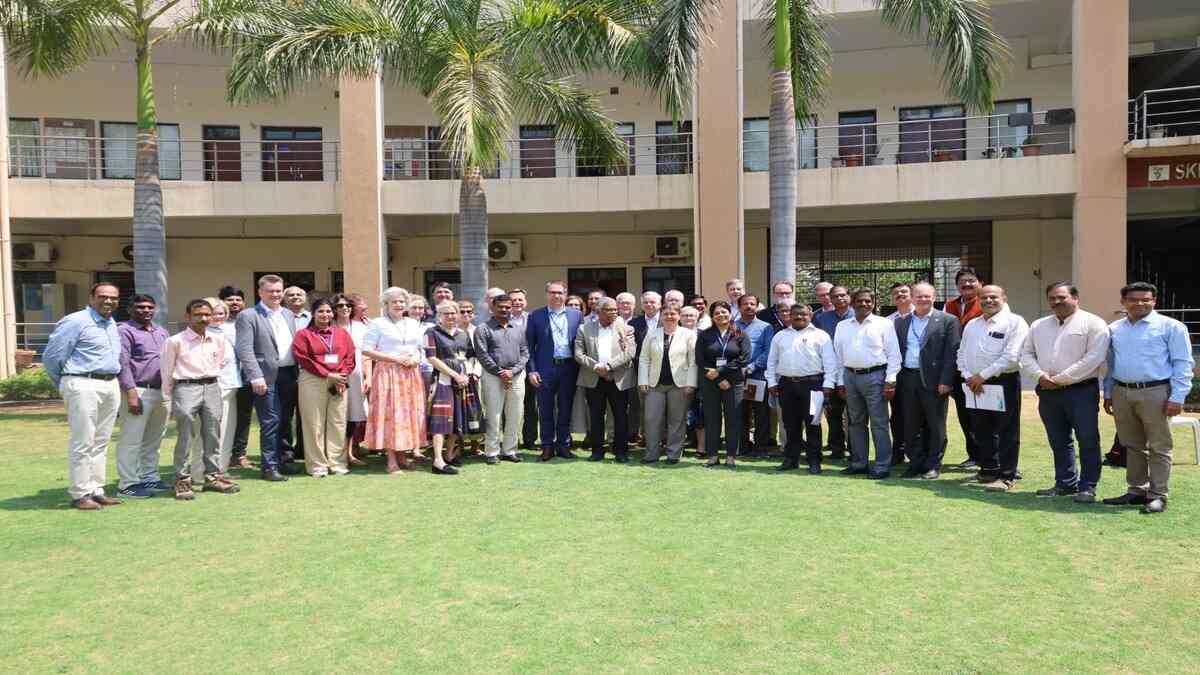 UoH hosted a delegation from 21 German universities. (Image: University of Hyderabad)