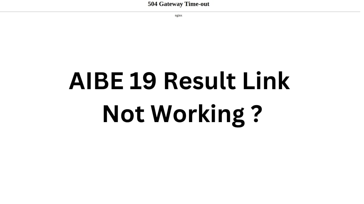 AIBE 19 result 2024 link not working: When will scorecards be available, official updates, result link