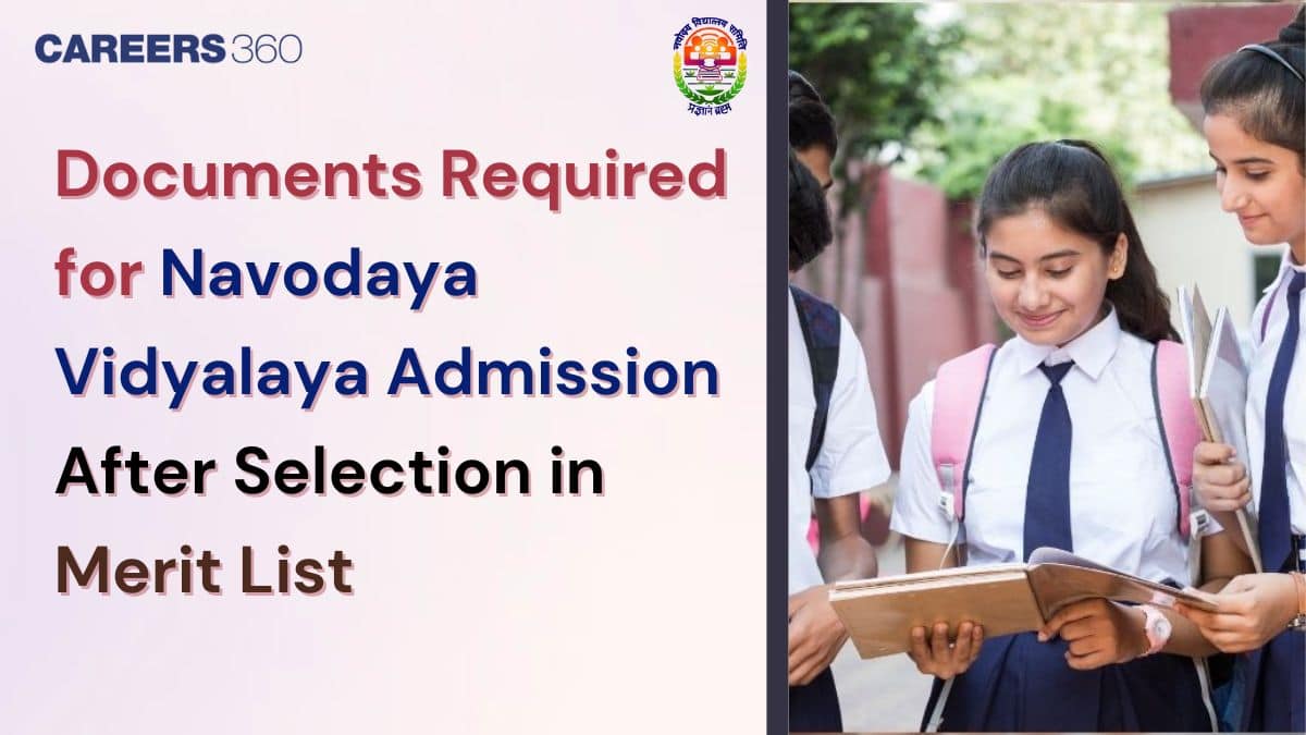 Documents Required for Navodaya Vidyalaya Admission 2025