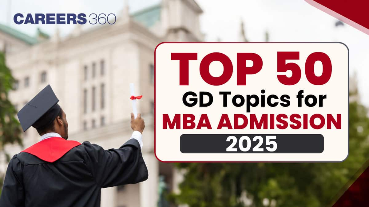 Top 50 GD Topics for MBA Admission 2025 – Must-Know Group Discussion Topics & Preparation Tips