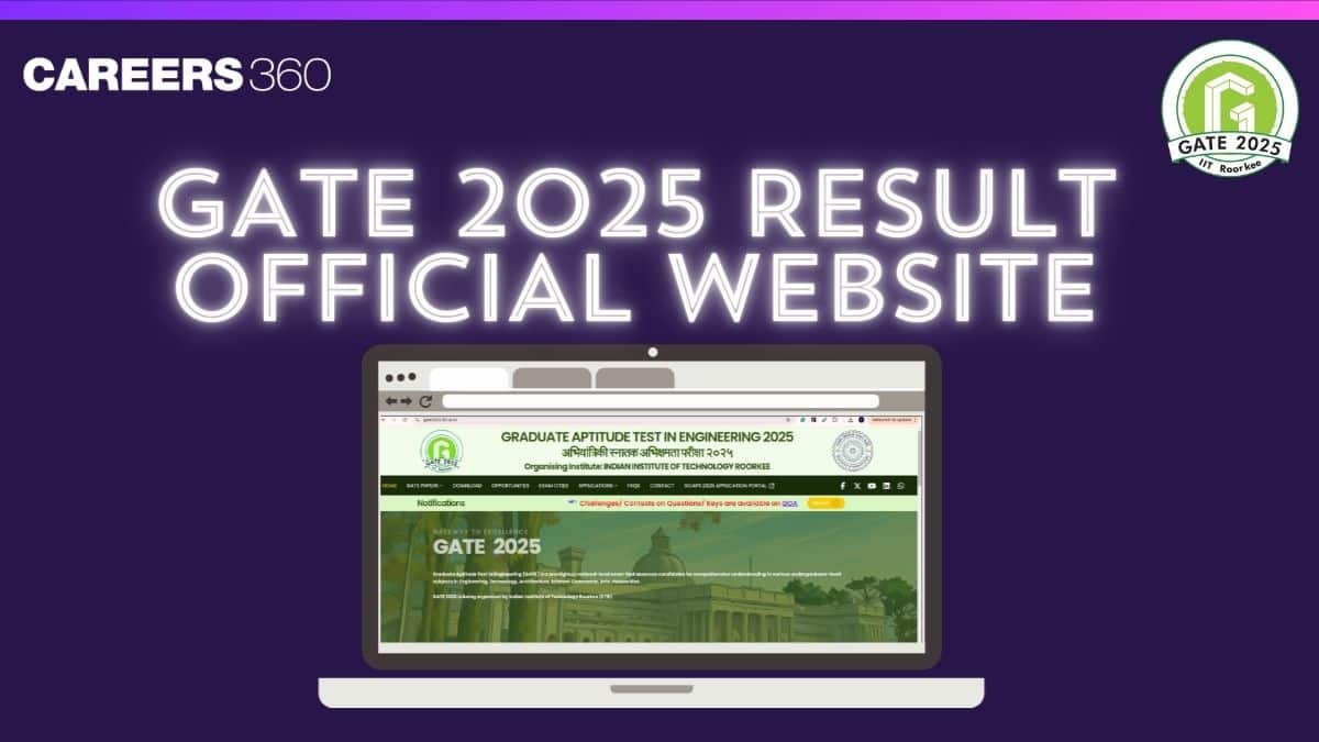 GATE 2025 Result Official Website - When, Where to Download Scorecard