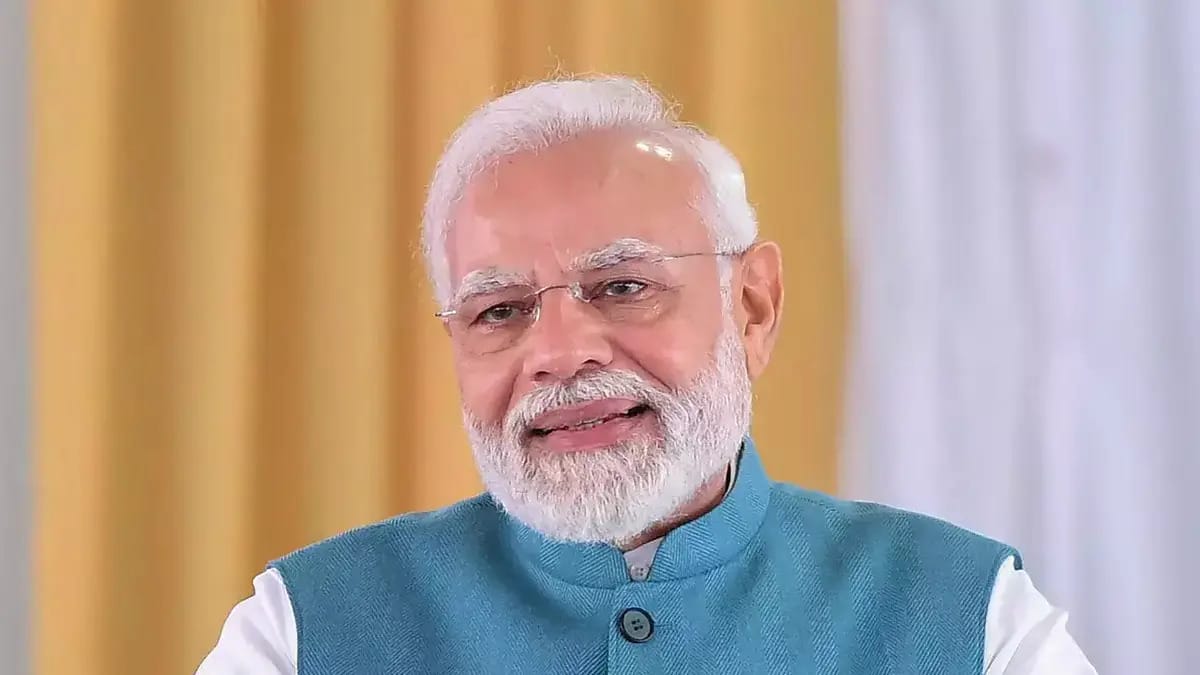 PM Modi hands over social media to women achievers on Women's Day. (Image: PTI)