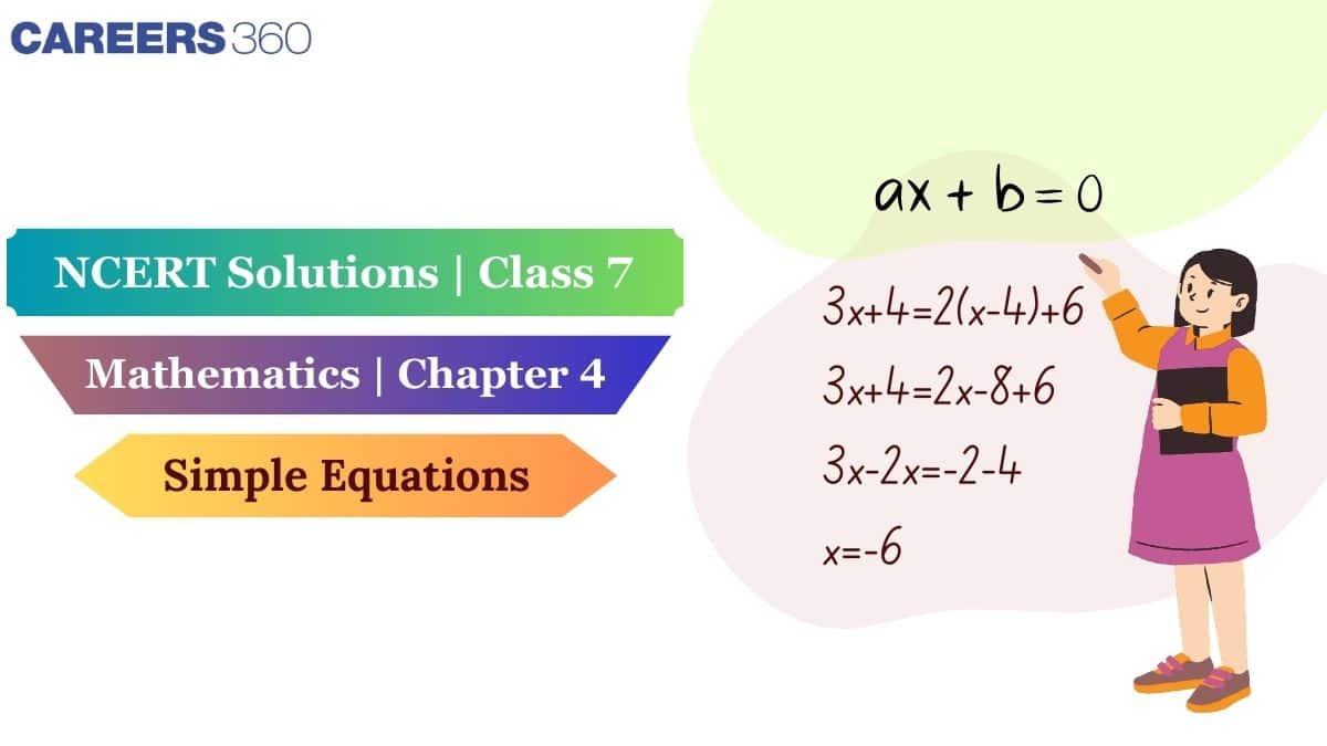 NCERT Solutions for Class 7 Maths Chapter 4 Simple Equations - Download PDF