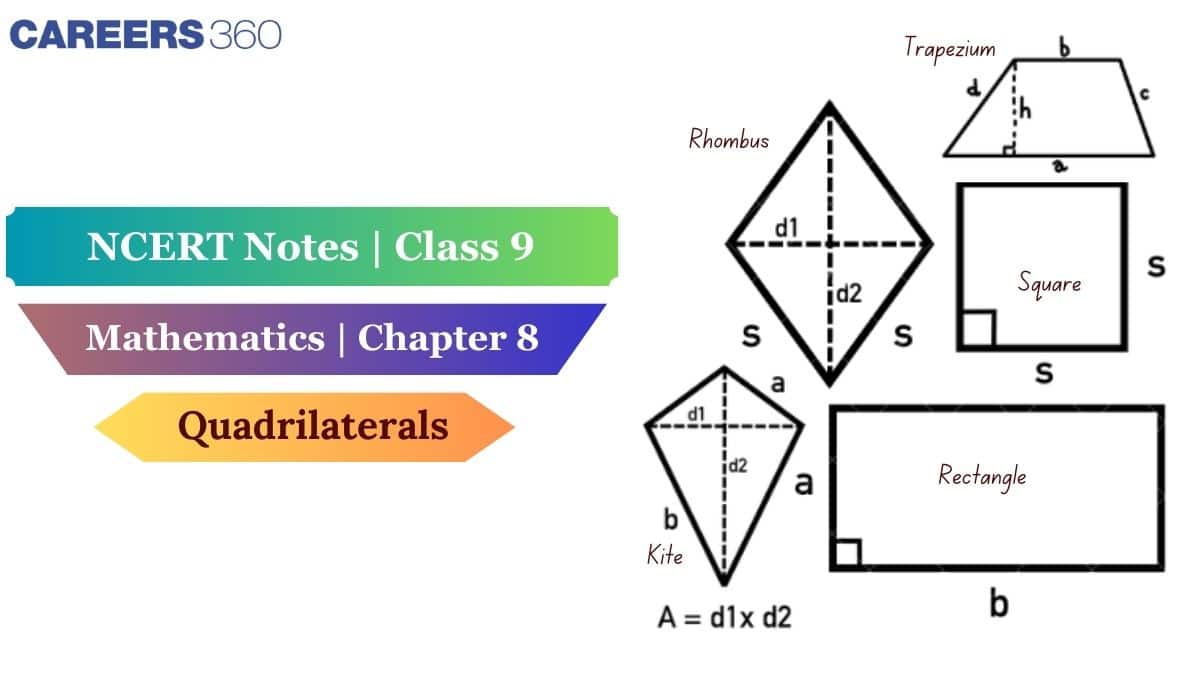 NCERT Class 9 Maths Chapter 8 Notes Quadrilaterals - Download PDF