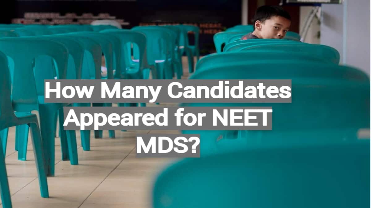 How many candidates appeared for NEET MDS 2025 exam?