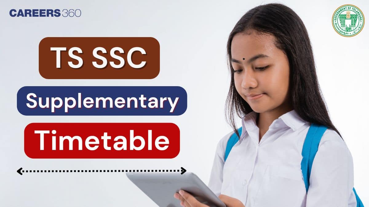 Telangana SSC Supplementary Time Table 2025, Check TS 10th Supply Exam Dates Here