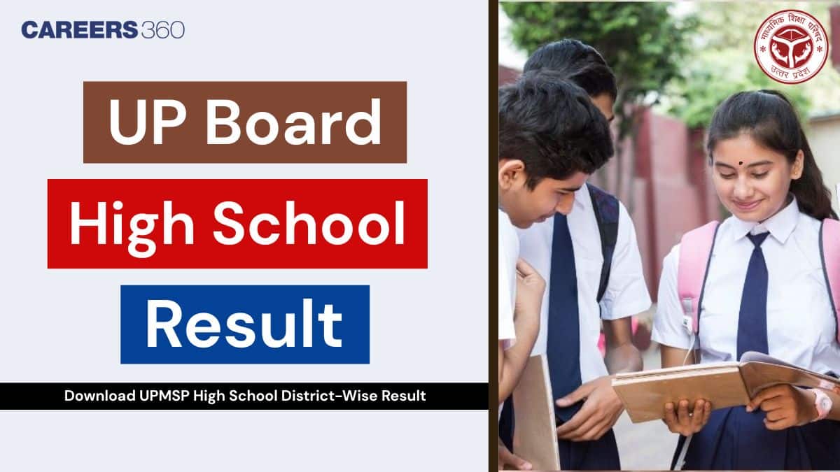 UP Board High School Result 2025 District Wise (Out), Merit List, Toppers with District