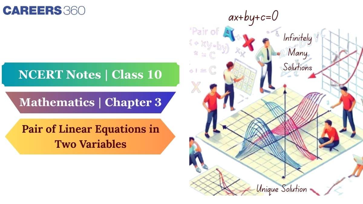 NCERT Class 10 Maths Chapter 3 Pair of Linear Equations in Two Variables Notes - Download PDF Notes