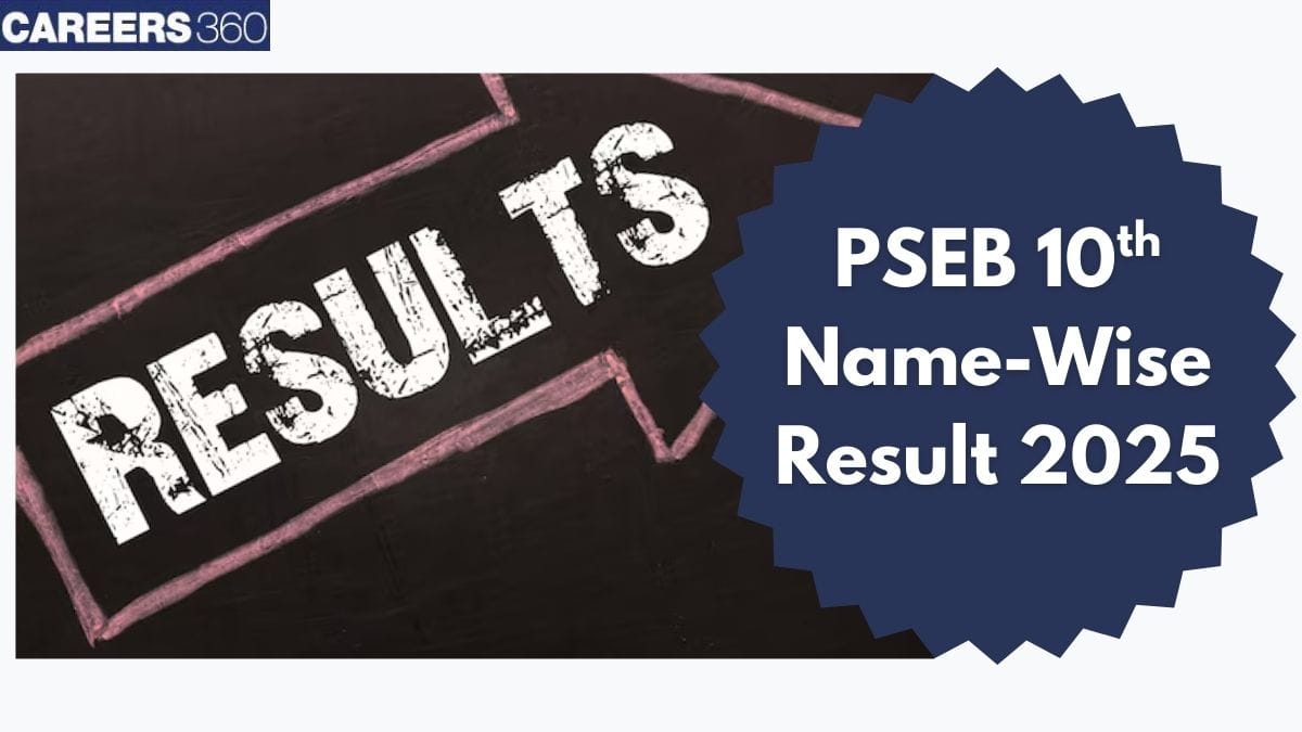 PSEB 10th Name Wise Result 2025, Check Punjab Board Class 10 Results by Name