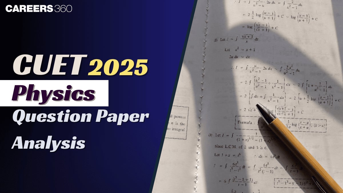 CUET 2025 Physics Question Paper with Solutions - Steps to Download PDFs