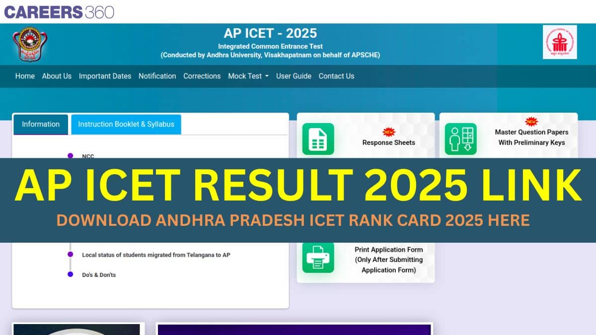 AP ICET Result Link @cets.apsche.ap.gov.in icet 2025: Download ICET Rank Card Here