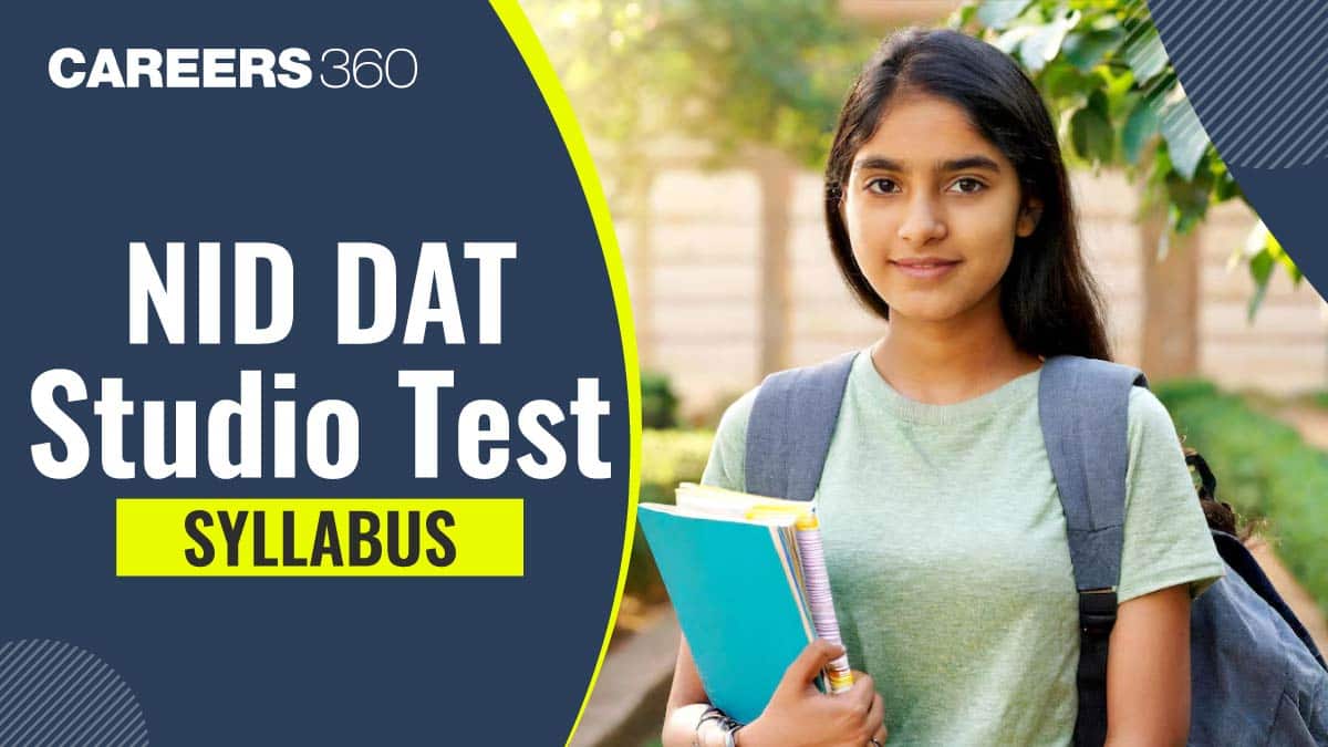 NID DAT Studio Test Syllabus 2026 for B.Des & M.Des