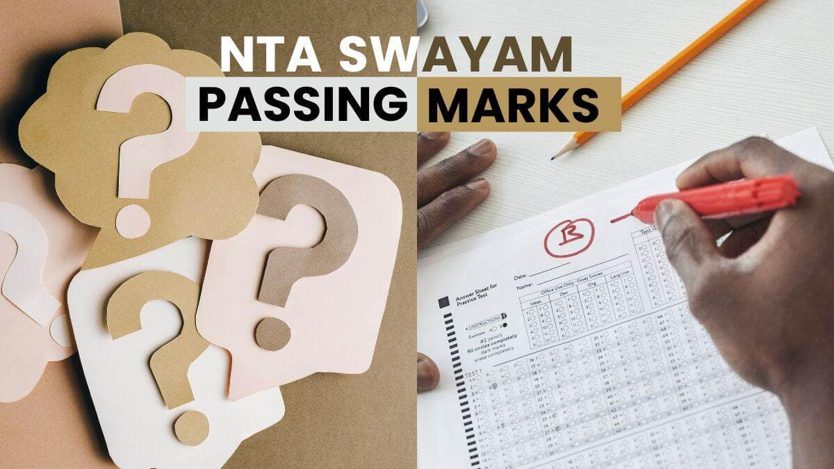 What is SWAYAM Pass Marks Out of 100?