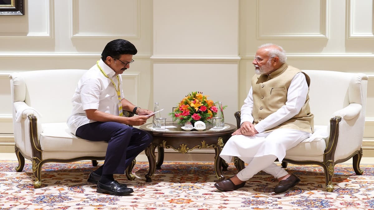 Chief Minister outlined Tamil Nadu’s vision for inclusive and sustainable economic development based on equality and social justice. (Image: X)