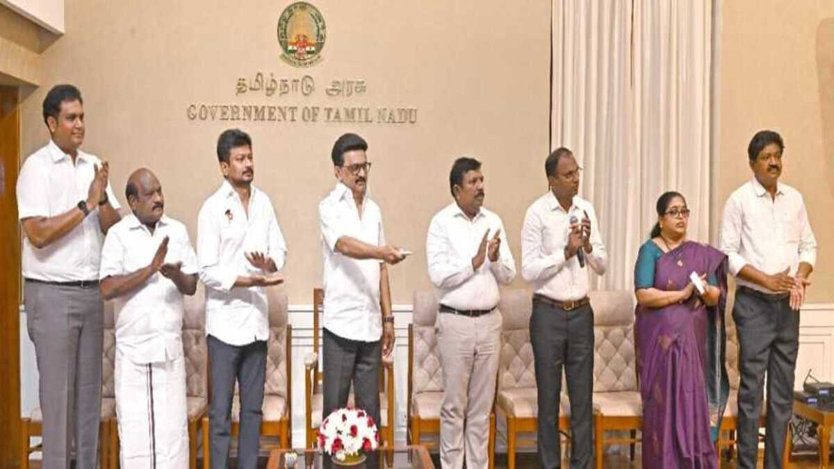 CM M.K. Stalin inaugurating 11 new government colleges (Image: Official press release)