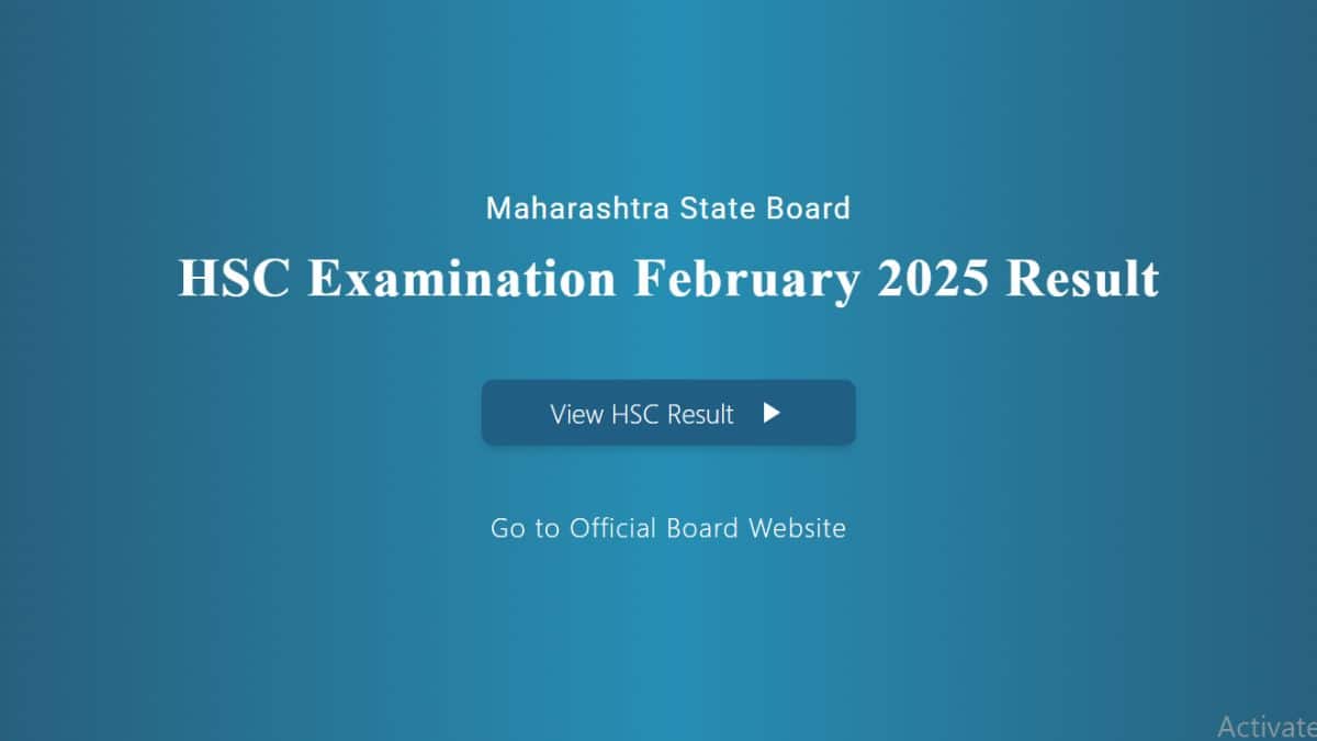 महाराष्ट्र बोर्ड कक्षा 12वीं रिजल्ट लिंक 2025 दोपहर 1 बजे आधिकारिक वेबसाइटों पर उपलब्ध होगा। (आधिकारिक वेबसाइट)