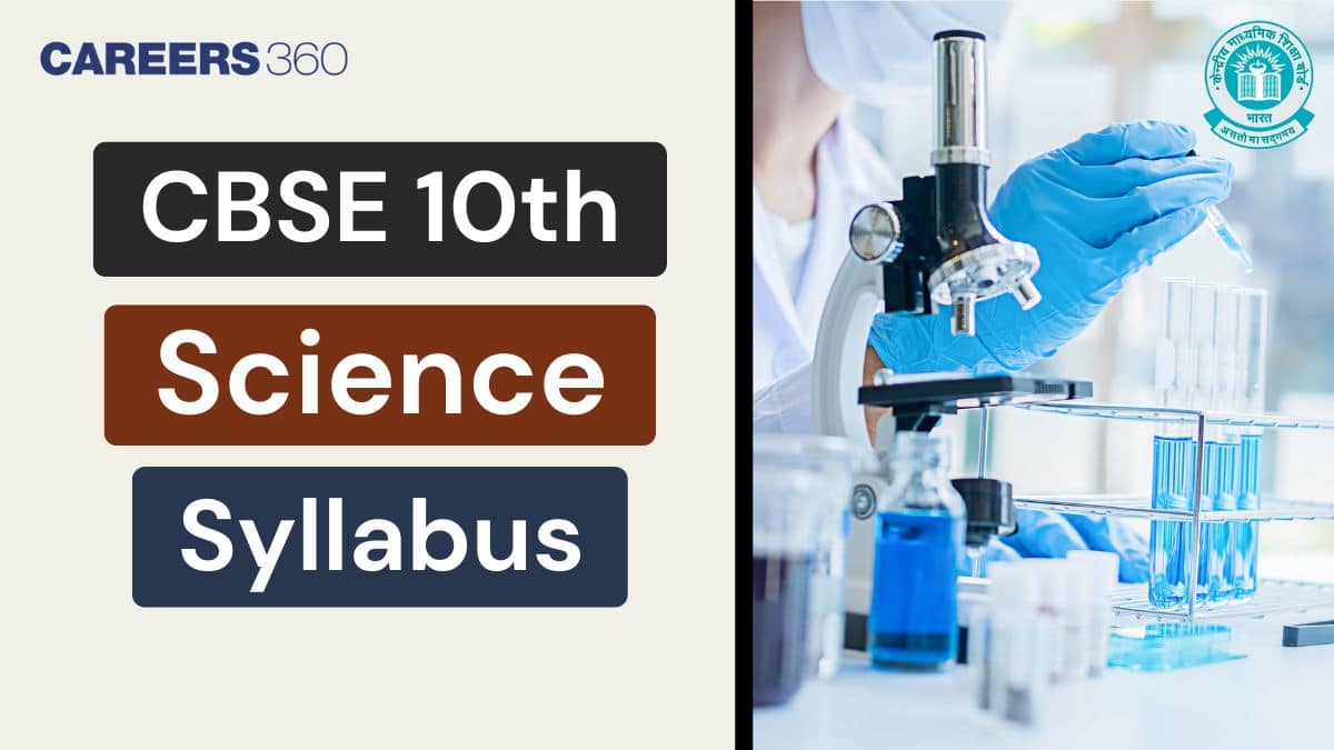 CBSE Class 10 Science Syllabus 2025-26: Download PDF, Chapter-wise Topics & Marks