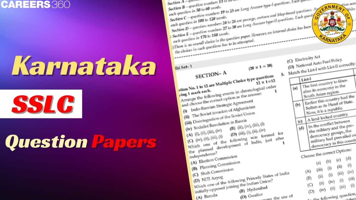 Karnataka SSLC Question Papers 2024-25 - Download Previous Year Question Papers Pdf Here