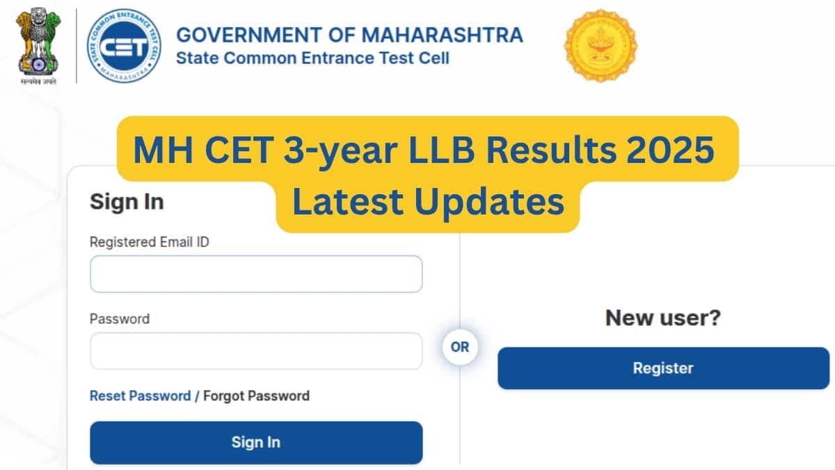MH CET 3-year LLB Results 2025 Live Updates: Marks vs Percentile, Colleges and Cut off