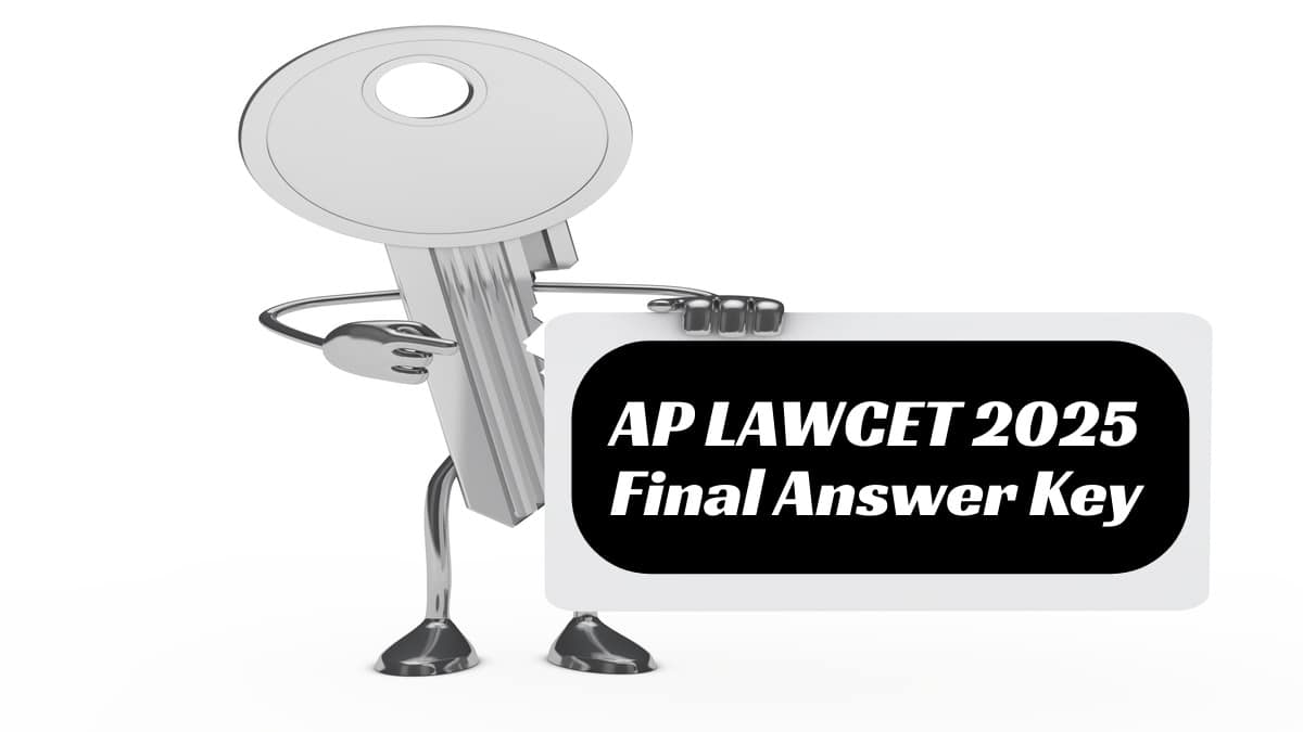 AP LAWCET, PGLCET 2025 Final Answer Key Soon at cets.apsche.ap.gov.in