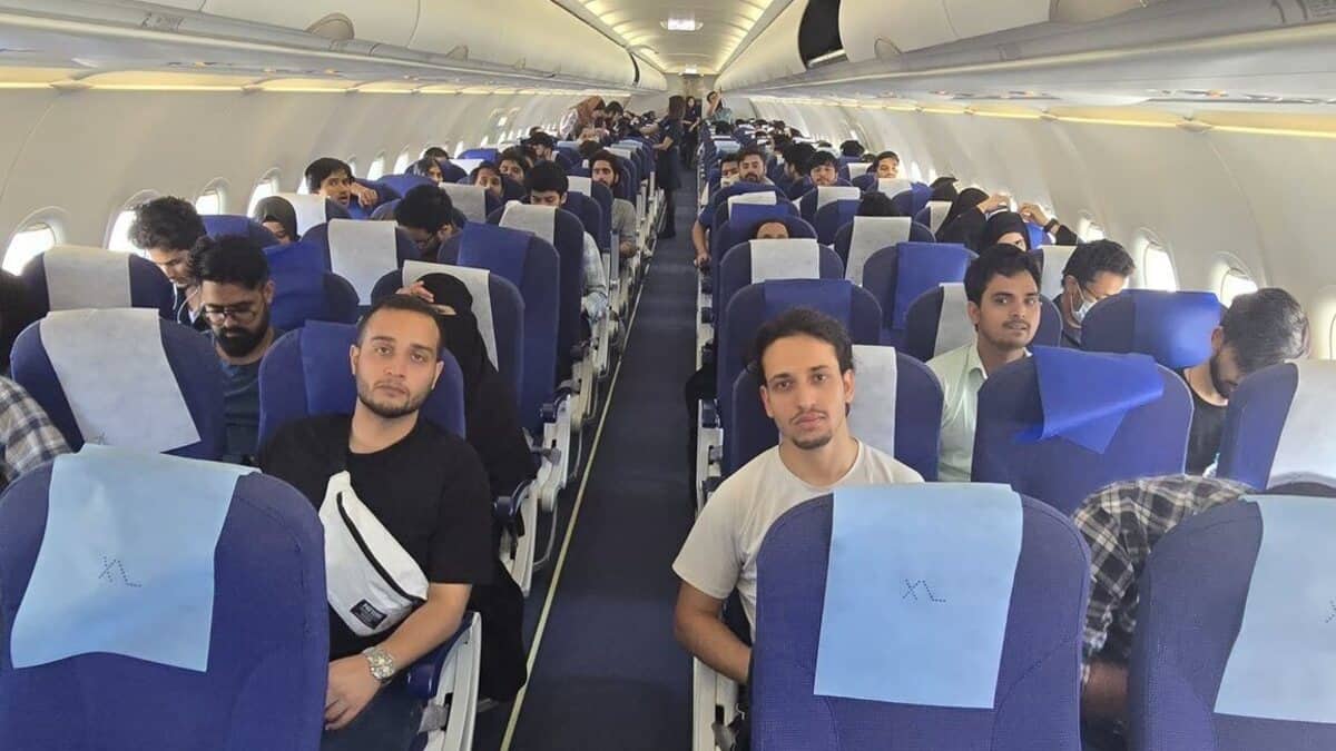 The Jammu and Kashmir Students' Association thanked the prime minister and external affairs minister for the evacuation. (Image: North East West South/ X account)