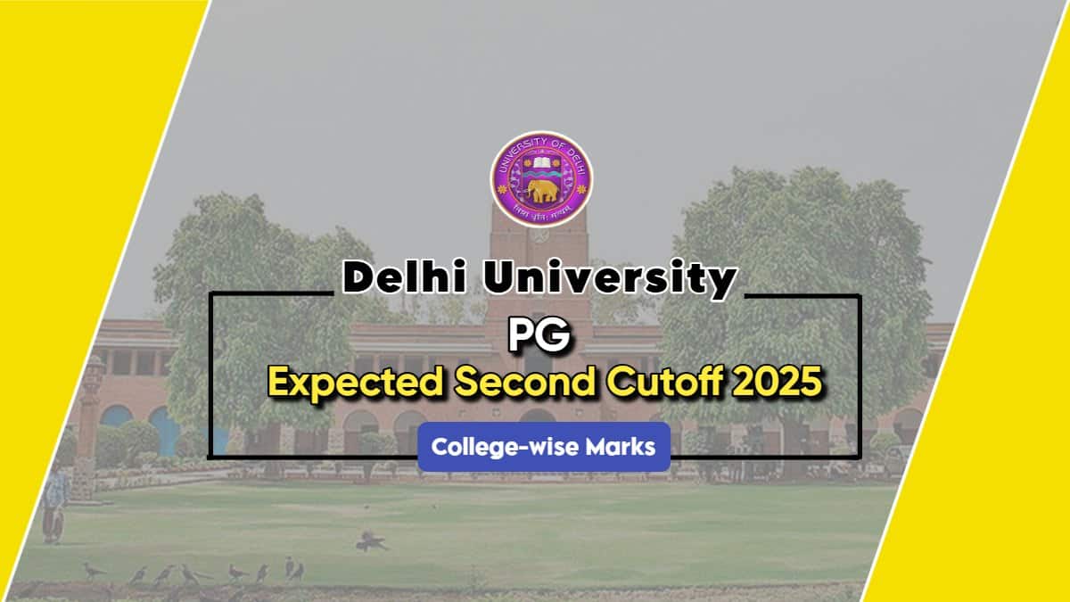 DU PG Round 2 Expected Cutoff 2025: Delhi University Cut Off for MA, MCom, MSc