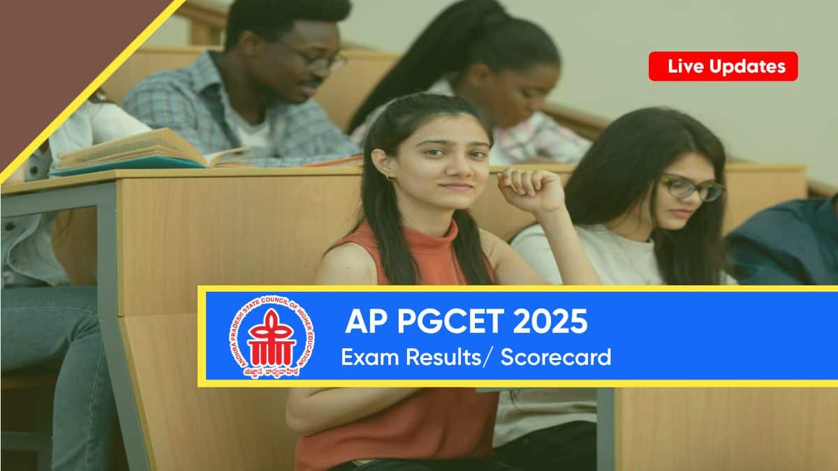 APPGCET Results 2025 Live Updates, Download Rank Card, How To Check AP PGCET Result
