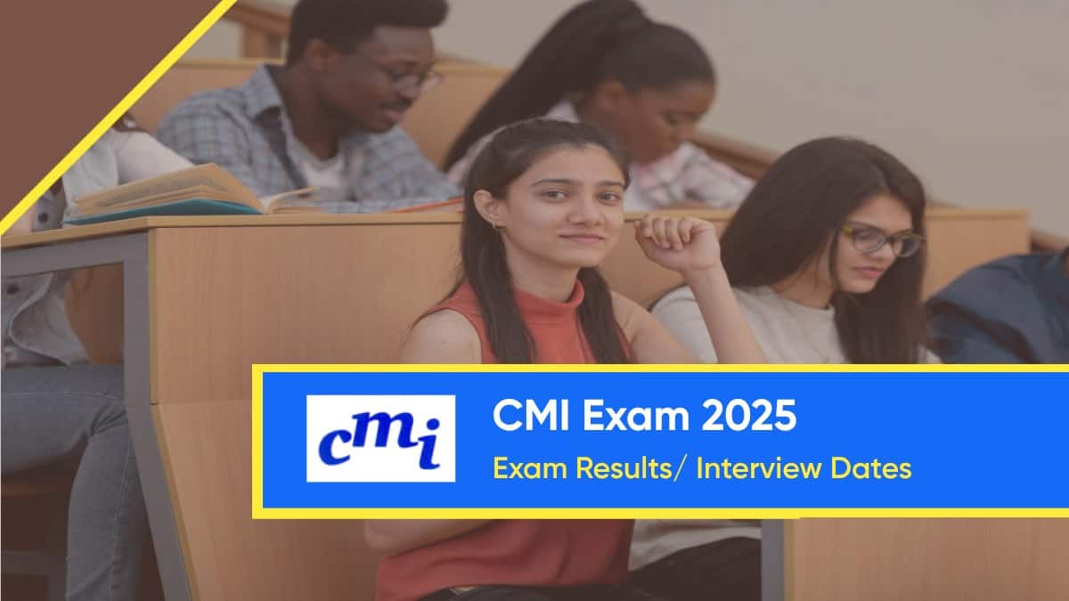 CMI Result 2025 (OUT), Link, Check Scorecard, Merit List  @cmi.ac.in, Interview