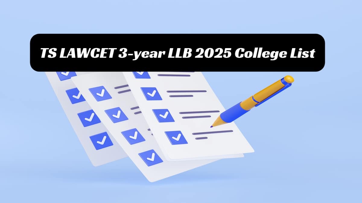 TS LAWCET 3-year LLB 2025 Rank Wise College List