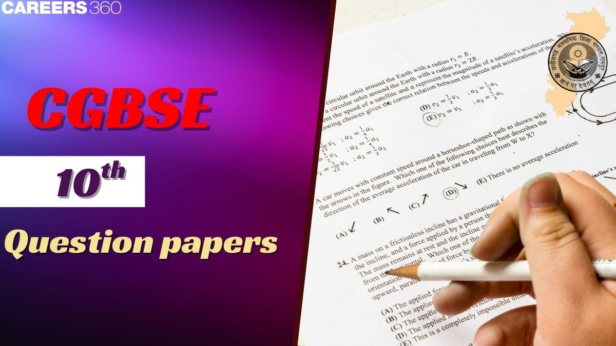 CGBSE 10th Model Question Papers 2025 - Download PDF for All Subjects