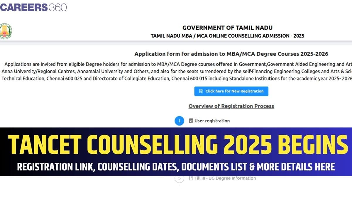 TANCET Counselling 2025 Begins: Registration Link Here, Schedule OUT, Choice Filling, Seat Allotment, College