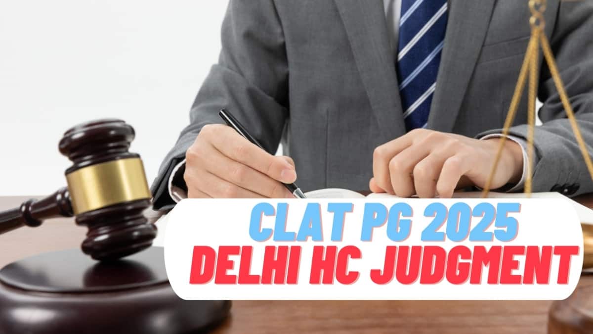 CLAT PG 2025 Delhi HC Judgment Copy Released - Download PDF
