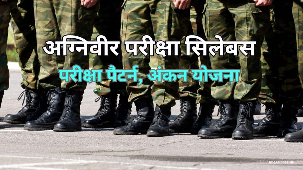 अग्निवीर परीक्षा सिलेबस 2026 (Agniveer exam Syllabus 2026): वायु सेना, नौ सेना, आर्मी सिलेबस, अंकन योजना