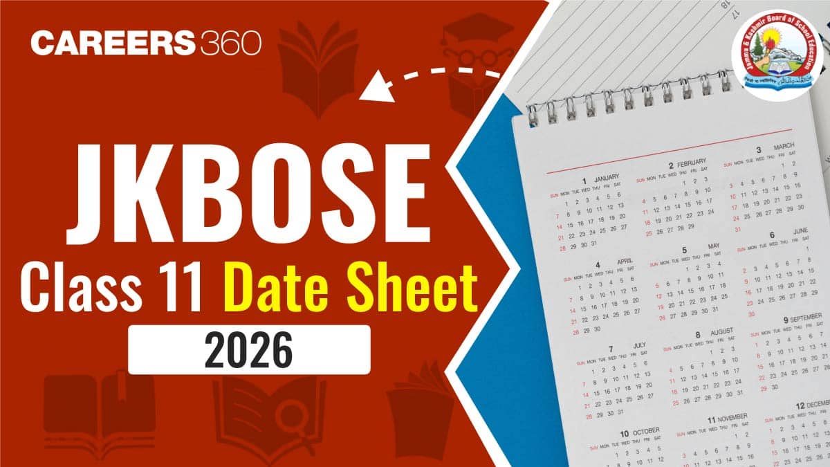JKBOSE 11th Date Sheet 2025 Out, Check Class 11 Hard Zone  Exam Dates Here